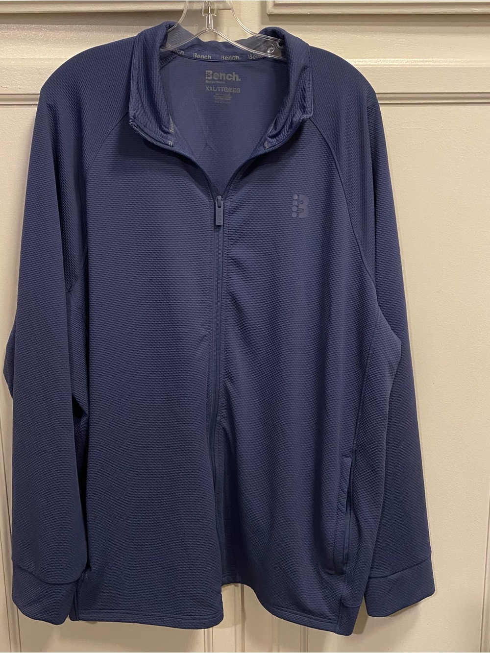 Bench Men's Navy Lightweight Full-Zip Shirt Jacket